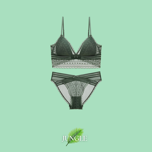 Jungle / Ensemble de lingerie en dentelle