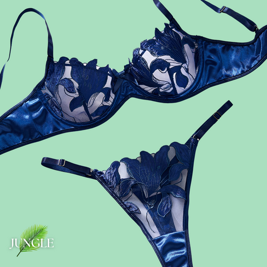 Jungle / Ensemble de lingerie en dentelle